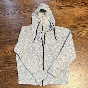 Good Man Brand Heather Gray Hooded Jacket
